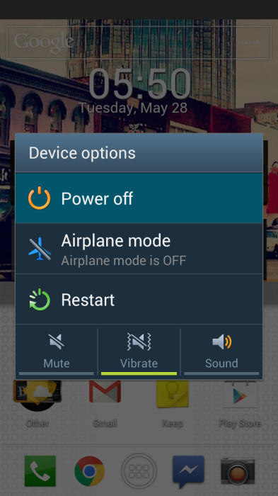 Android - Device Options