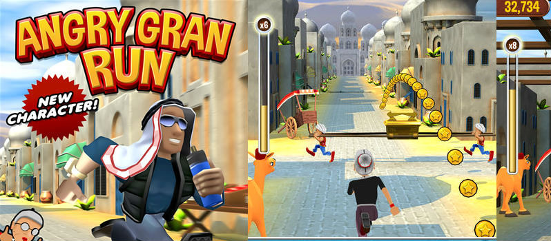 Angry Gran Run free Running Game for Android
