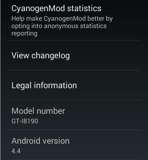 Android 4.4 KitKat for Galaxy S3 Mini