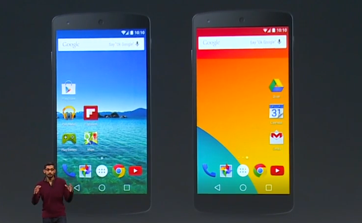 Android L Developer Preview for Nexus 5 and Nexus 7