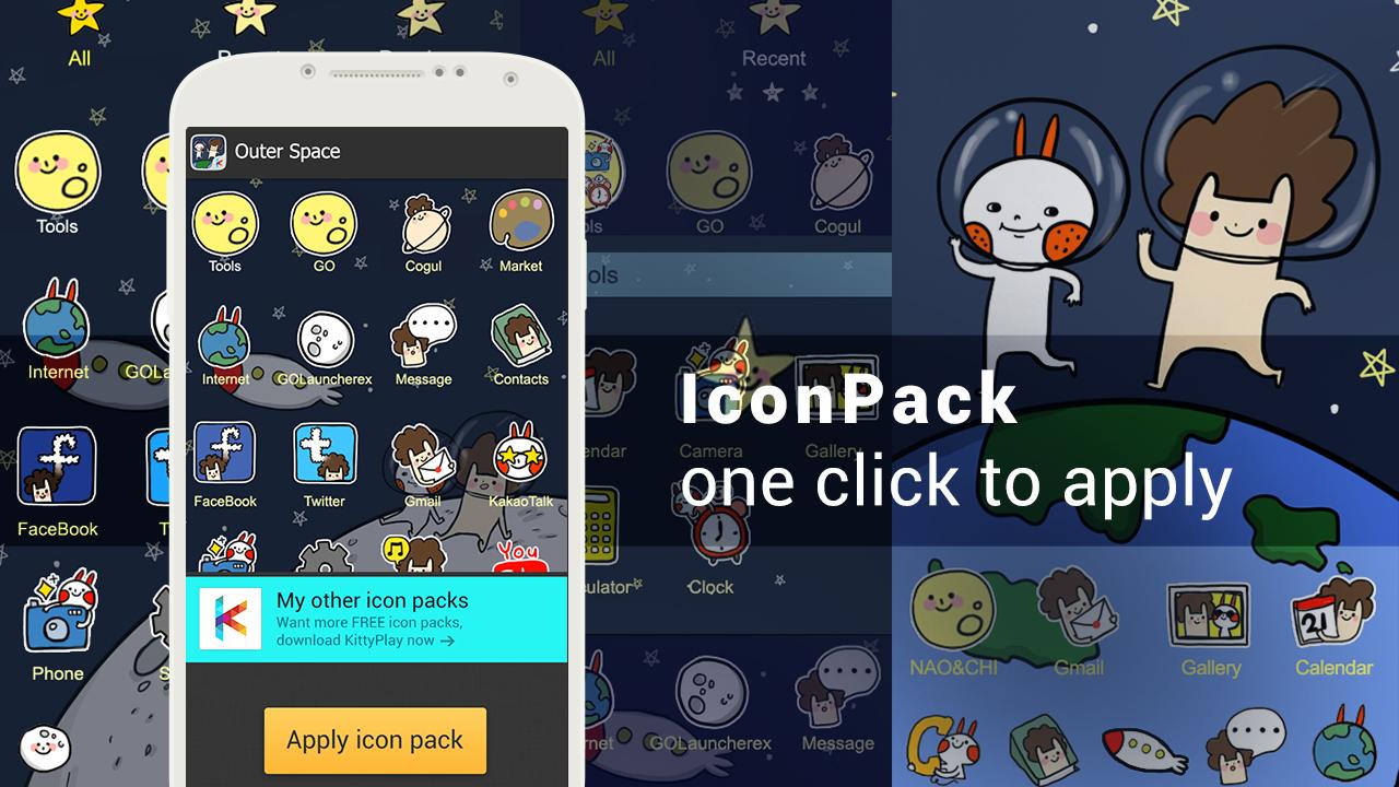 Outer space icon pack