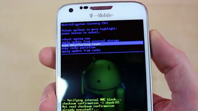 Howto: Wipe data/Factory reset Android Phone