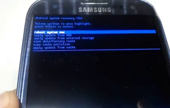 Factory Reset Samsung Galaxy S3