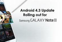Android 4.3 Update for Galaxy Note 2