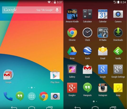 Get Stock Android 4.4 KitKat Apps for your phone